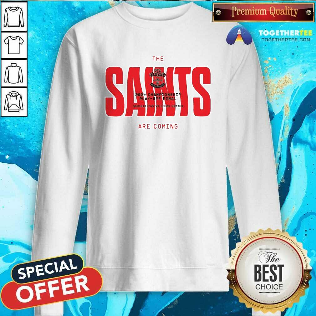 Original The Saints Are Coming T-Shirt - Image 5