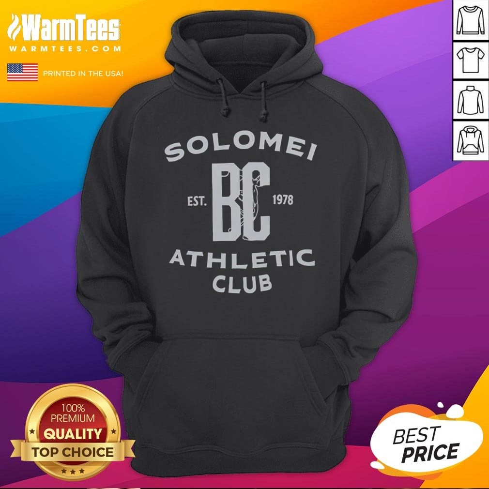 Awesome Solomei BC Est 1978 Athletic Club Text Design Inspired By Brunello Cucinelli Shirt - Image 2