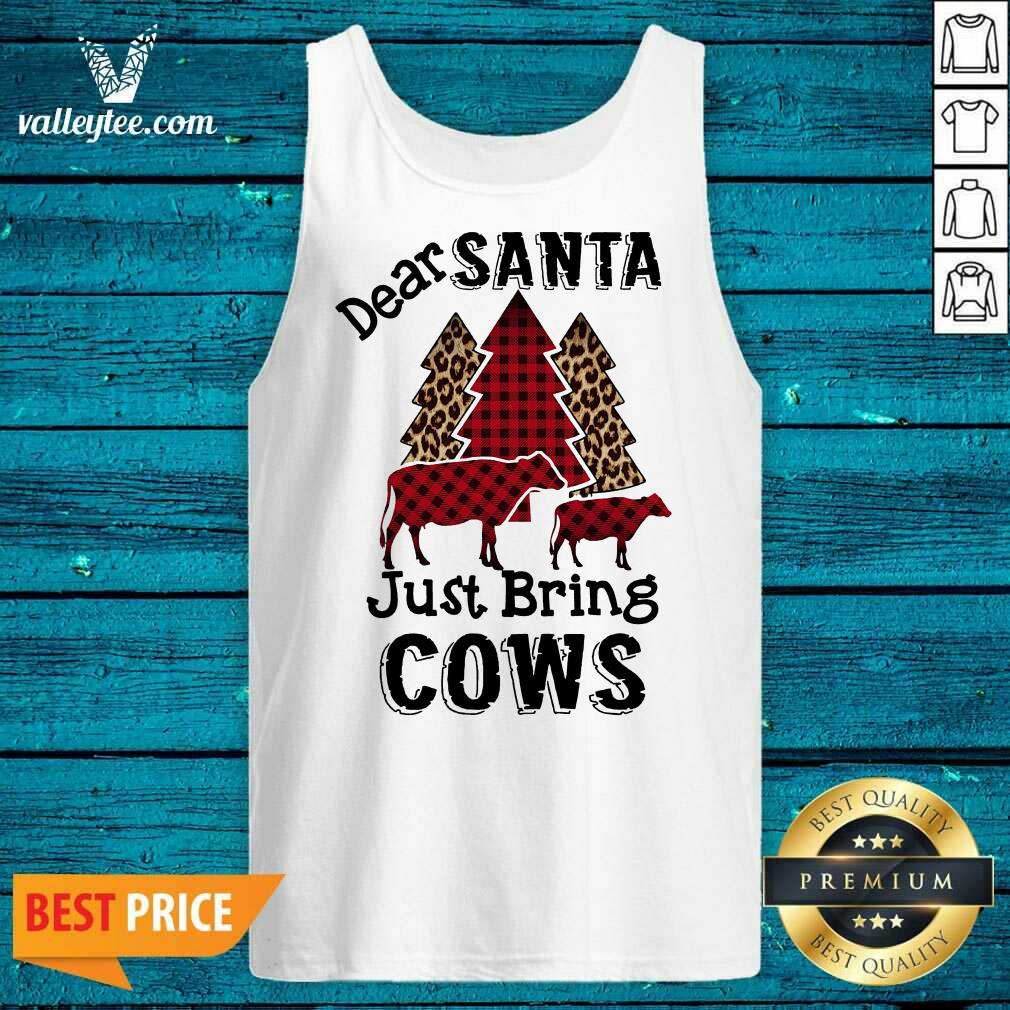 Lovely Dear Santa Just Bring Cows Ugly Christmas Shirt - Image 4