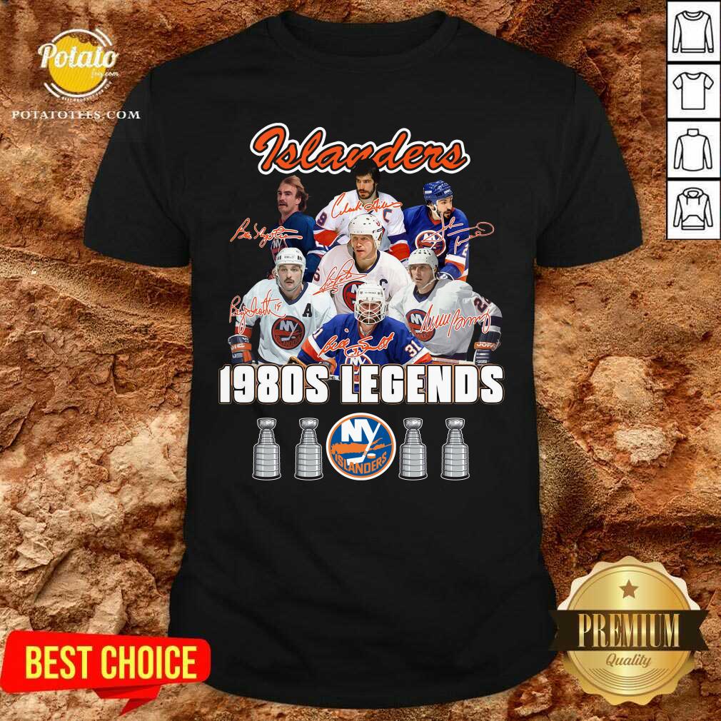 Nice New York Islanders 1980s Legends Signatures Shirt