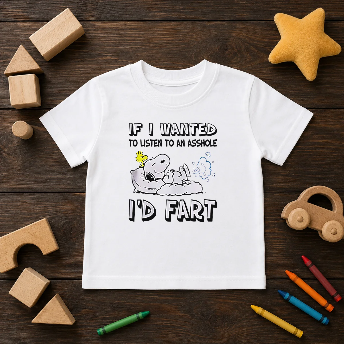 Awesome Snoopy If I Wanted To Listen To An Asshole I'D Fart Shirt - Image 8