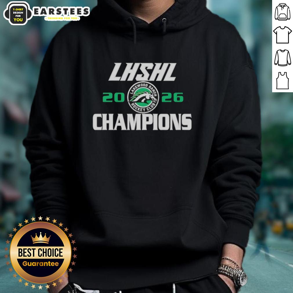 Good LHSHL Lakewood Ranch Champions 2026 Logo T-Shirt - Image 2