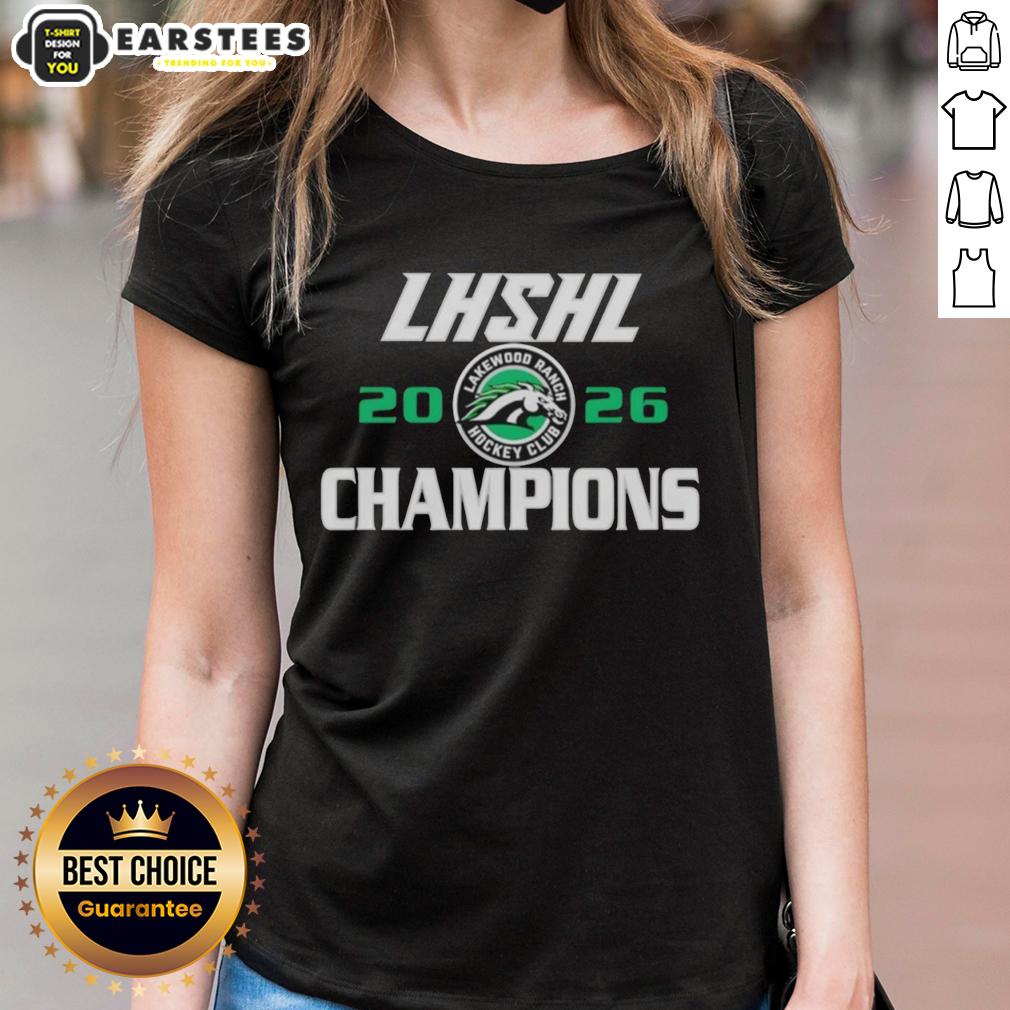 Good LHSHL Lakewood Ranch Champions 2026 Logo T-Shirt - Image 3
