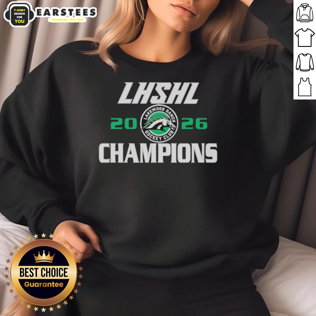 Good LHSHL Lakewood Ranch Champions 2026 Logo T-Shirt - Image 5