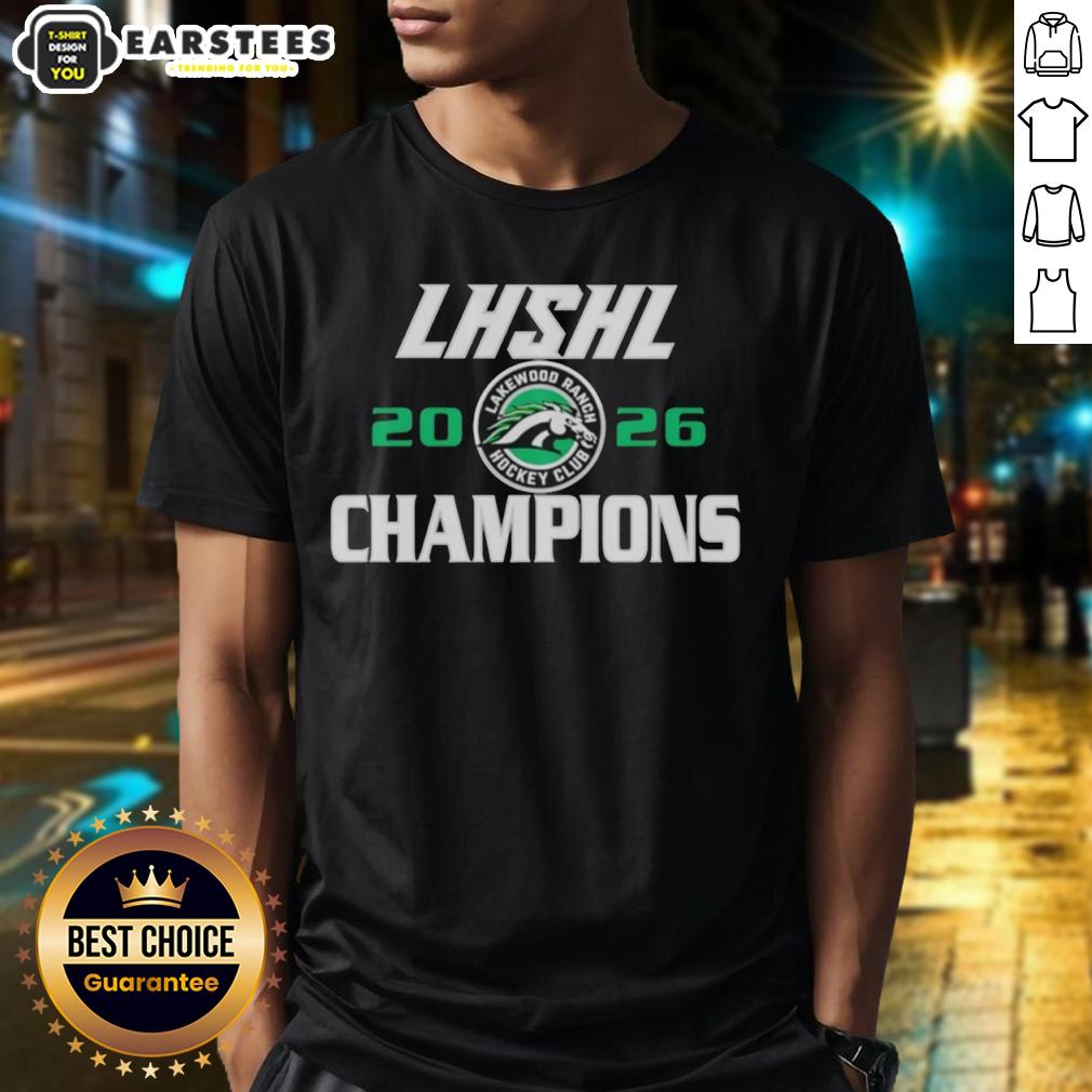 Good LHSHL Lakewood Ranch Champions 2026 Logo T-Shirt