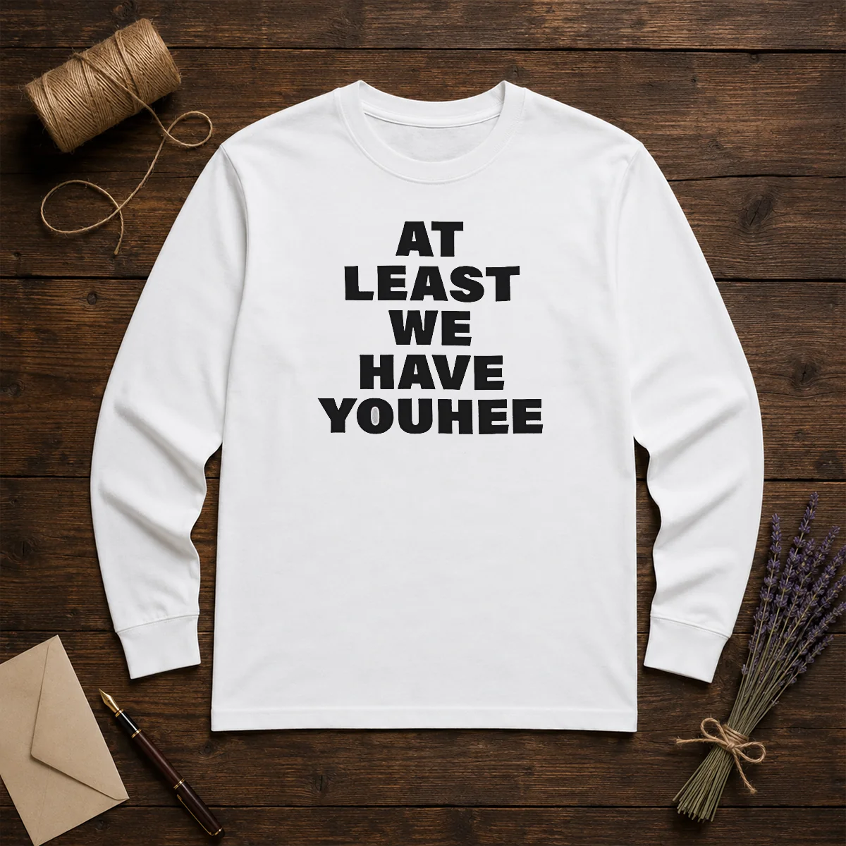 Hot Youhee At Least We Have Youhee Text Shirt - Image 5