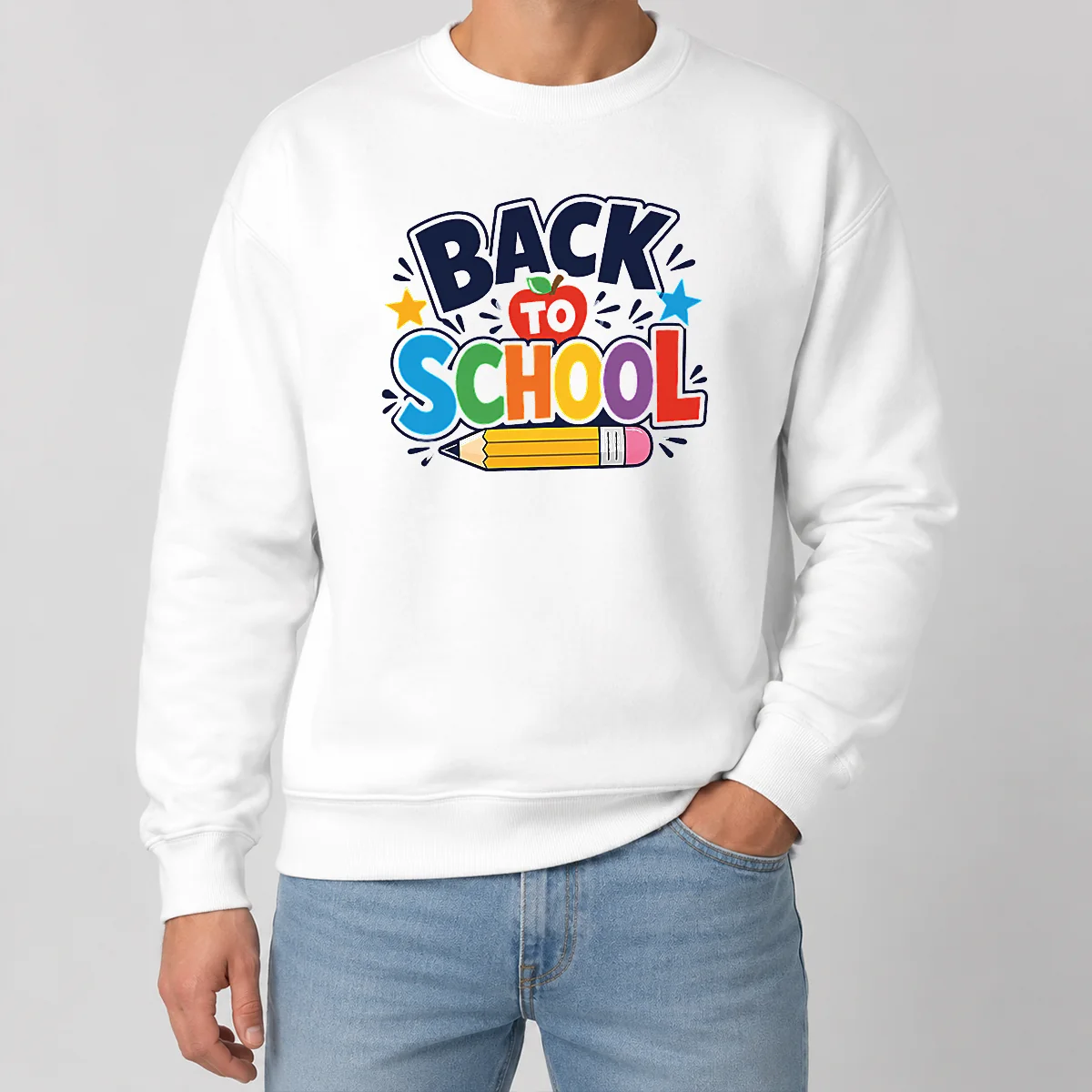 Nice Original Bold Modern Back To School Orange Circle Shirt - Image 7