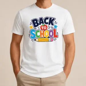 Nice Original Bold Modern Back To School Orange Circle Shirt