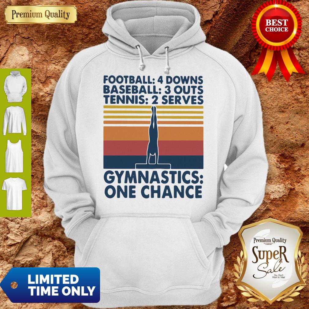 Football Baseball Tennis Gymnastics One Change Vintage Shirt - Image 5