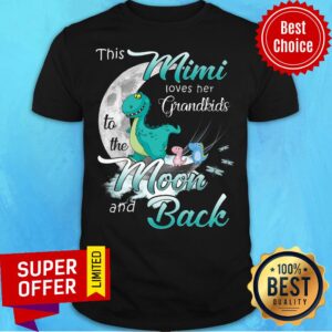Mimi Love Grandkids To The Moon And Back Crewneck Shirt