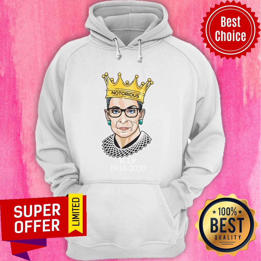 Premium Ruth Bader Ginsburg Crown Notorious Rip 1933 2020 Shirt - Image 2