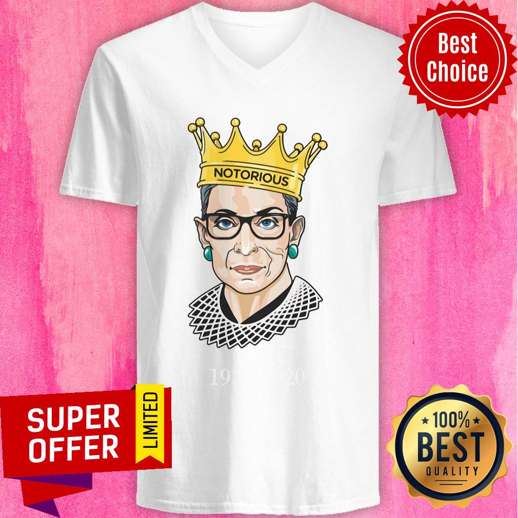 Premium Ruth Bader Ginsburg Crown Notorious Rip 1933 2020 Shirt - Image 3