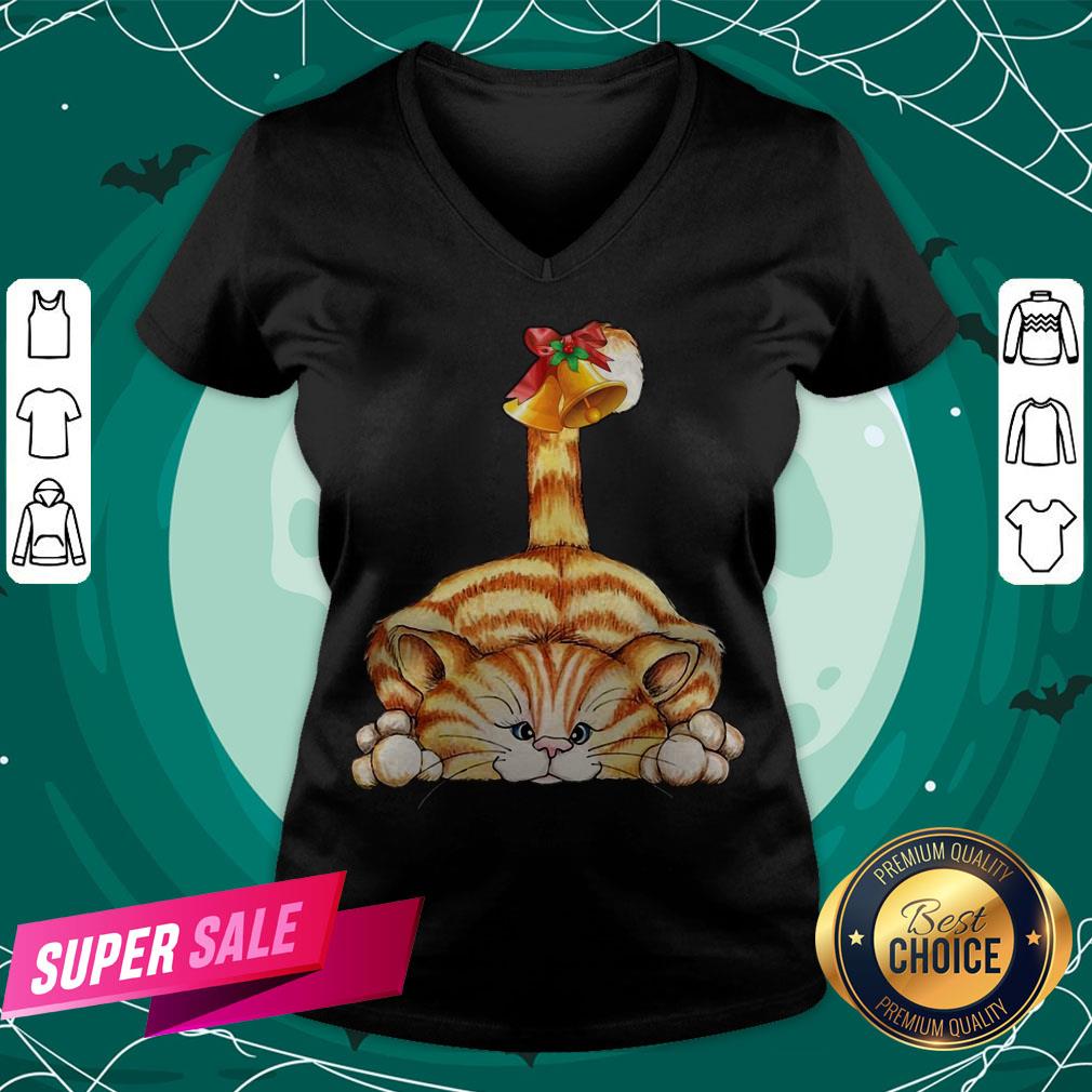 Official The Christmas In Cat Bell Shirt - Image 2