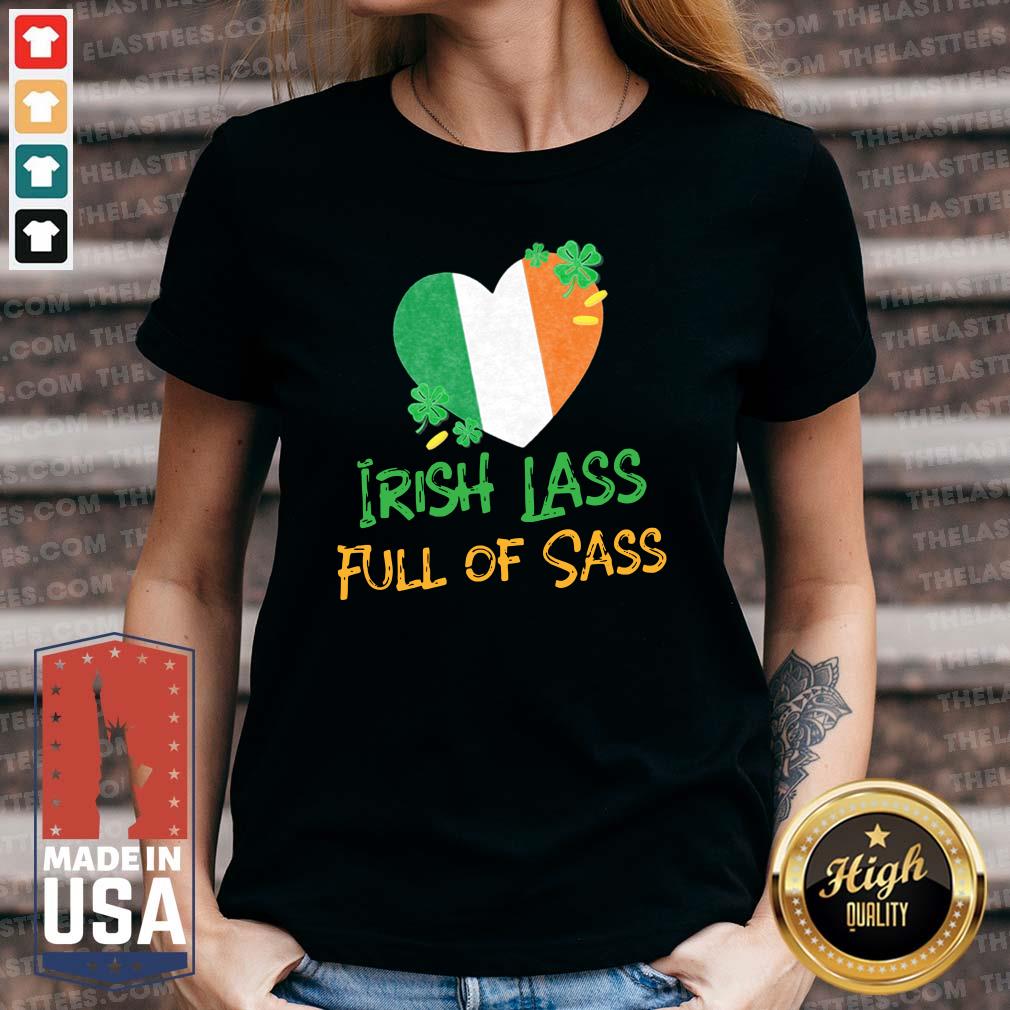 Awesome Irish Lass Full Of Sass Shirt - Image 3
