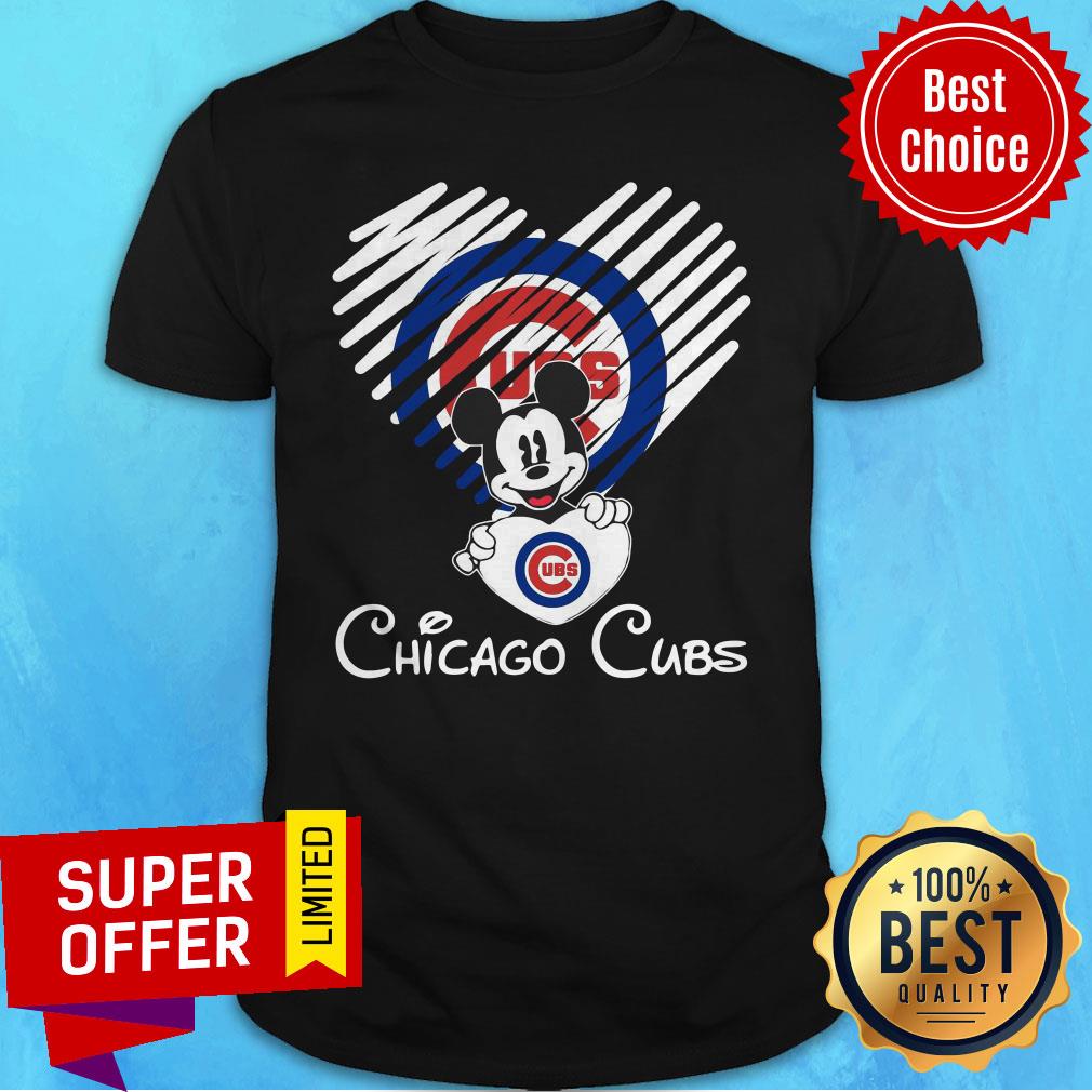 Premium Mickey Mouse Baseball Chicago Cubs Shirt