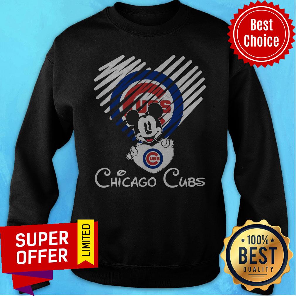 Premium Mickey Mouse Baseball Chicago Cubs Shirt - Image 2