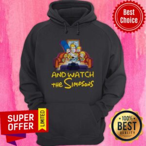 Alternative view of Stay Home And Watch The Simpsons On The Sofa Shirt