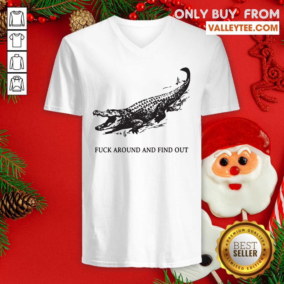 Super Nice Fuck Around And Find Out Crocodile Shirt - Image 3