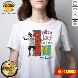 Alternative view of Tell Em Jack Sent You Blue Shirt