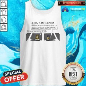 Alternative view of Jesus Is My Co Pilot Ts Phn Pml Shirt