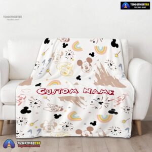 Alternative view of Official Disney Mickey Mouse & Friends Magical Mouse Castle Blanket Fleece Customized Blanket