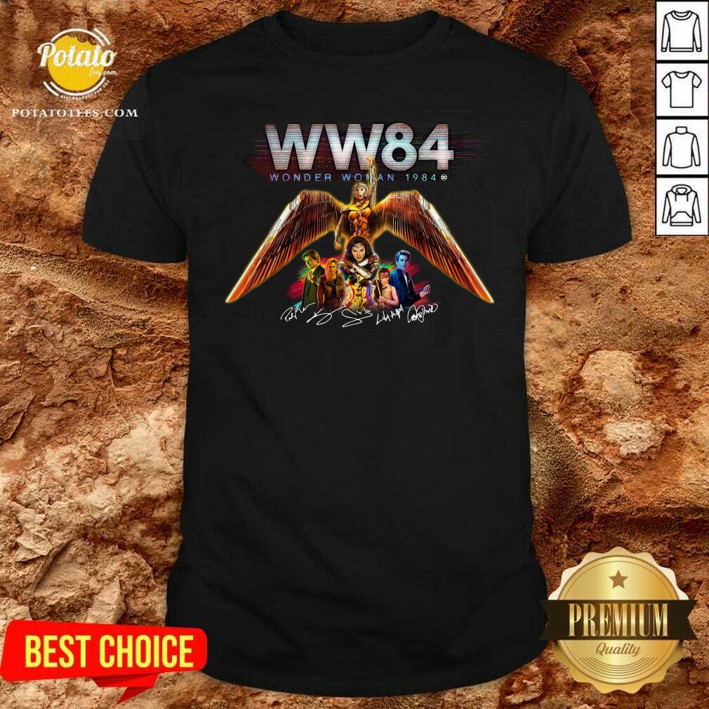 Awesome WW84 Wonder Woman 1984 Signatures Shirt
