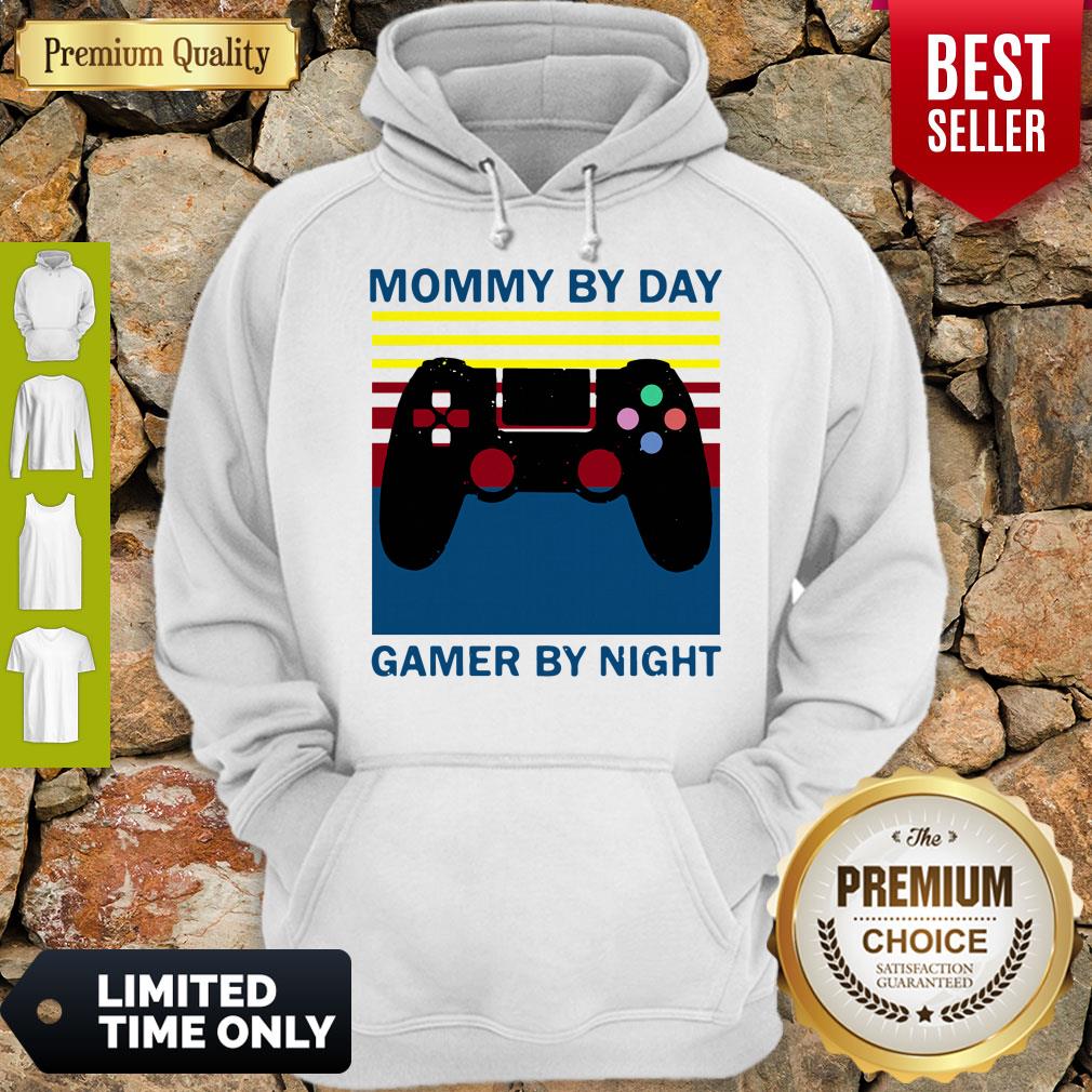 Mommy By Day Gamer By Night Vintage Shirt - Image 3