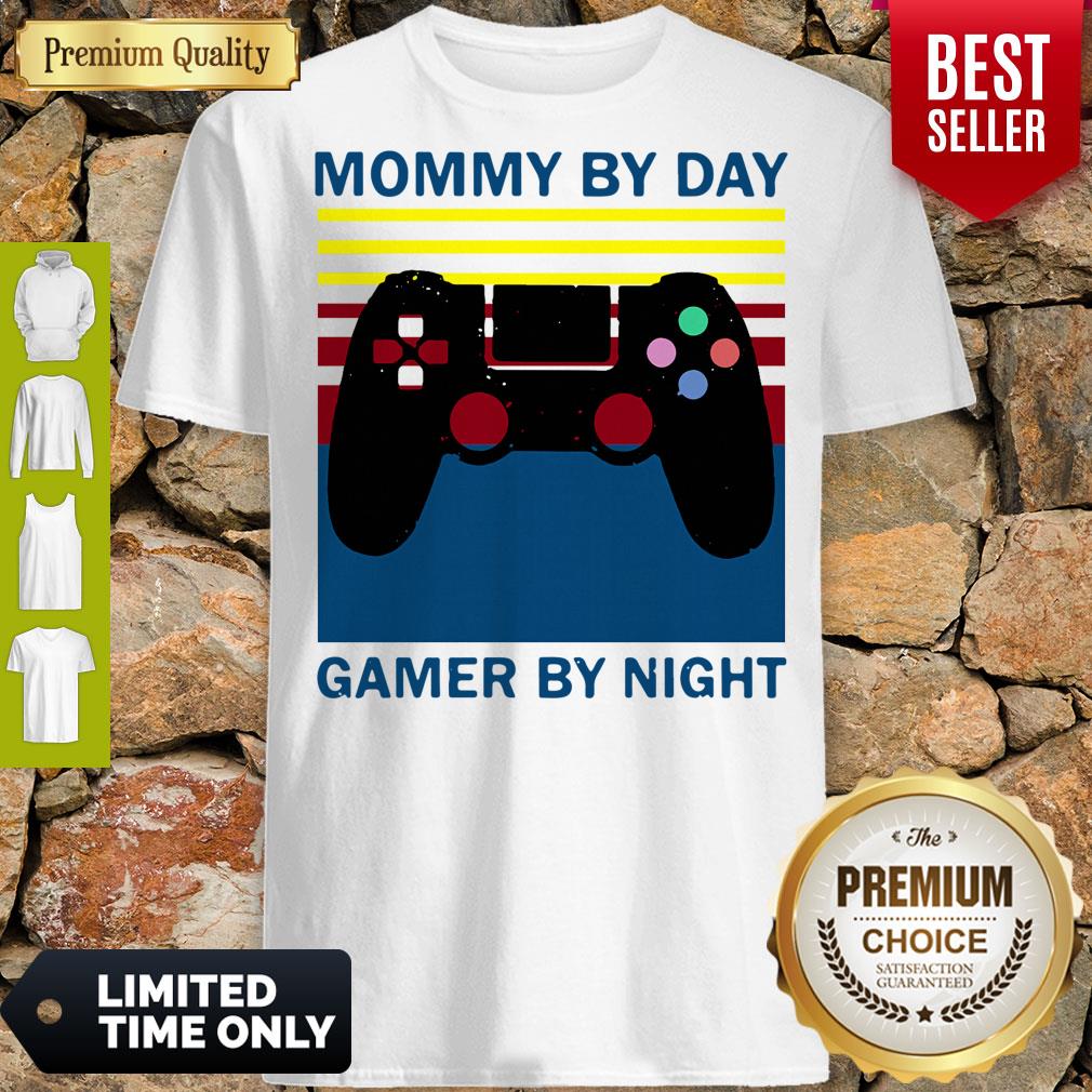 Mommy By Day Gamer By Night Vintage Shirt