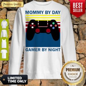 Alternative view of Mommy By Day Gamer By Night Vintage Shirt