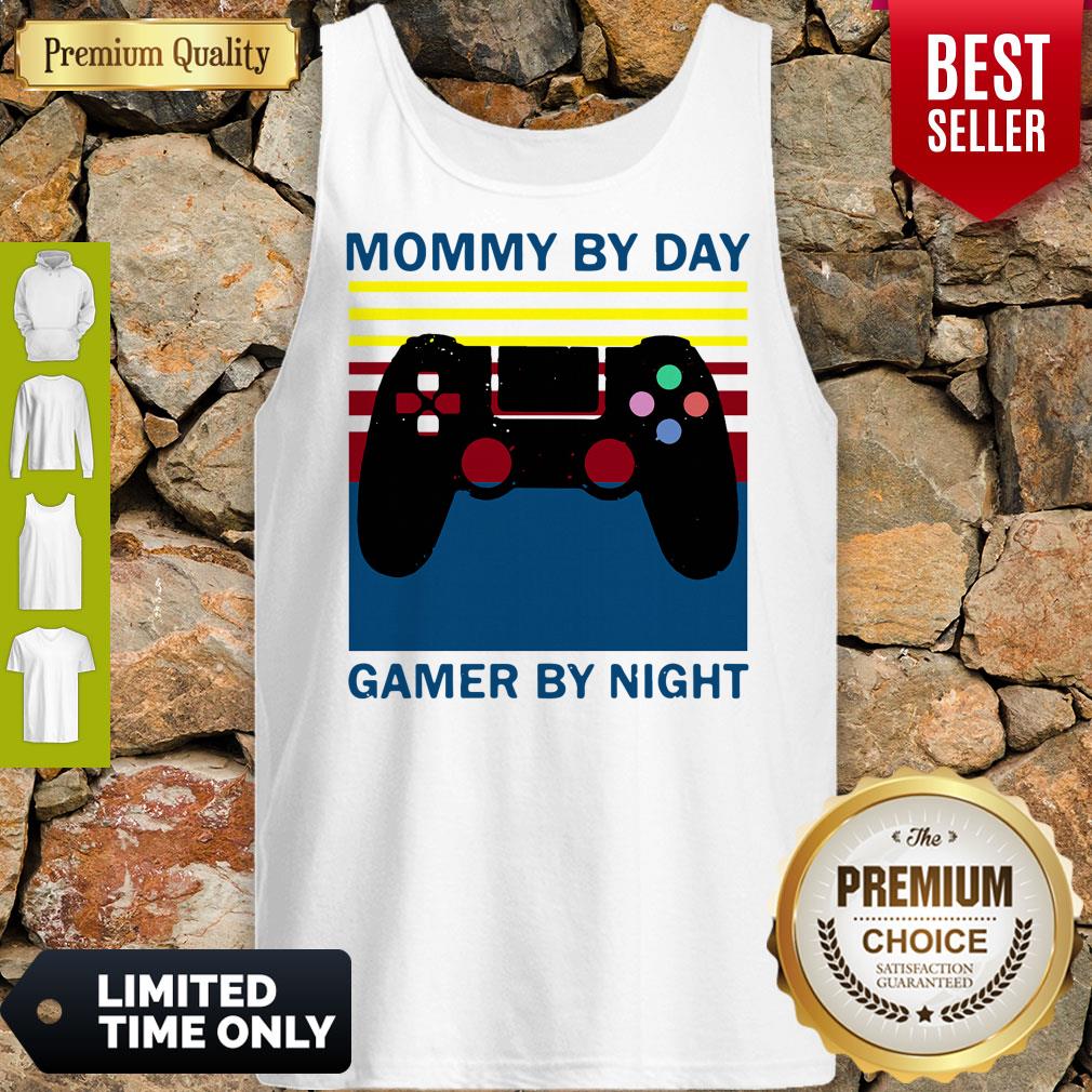 Mommy By Day Gamer By Night Vintage Shirt - Image 5