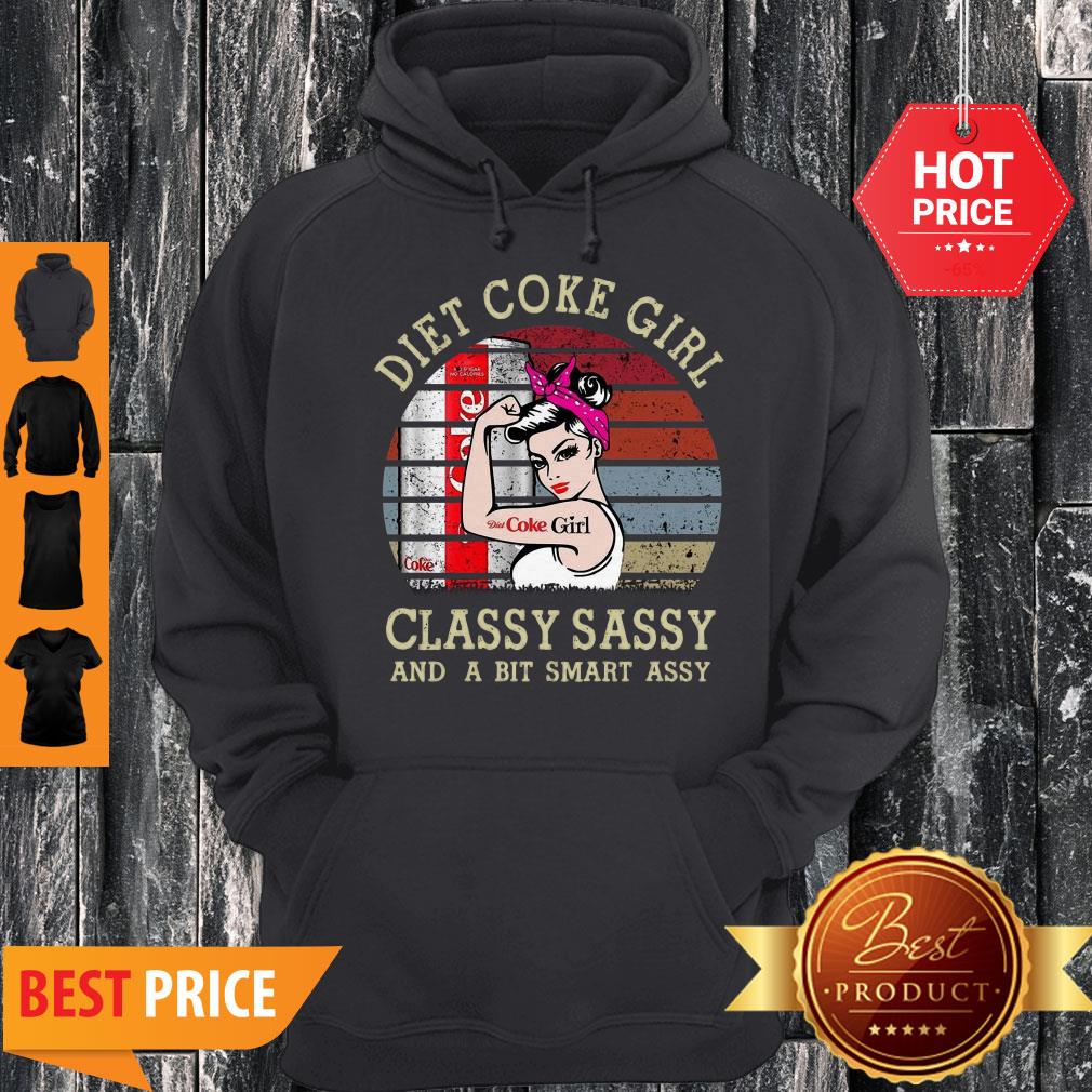 Good Diet Coke Girl Classy Sassy And A Bit Smart Assy Vintage Shirt - Image 3