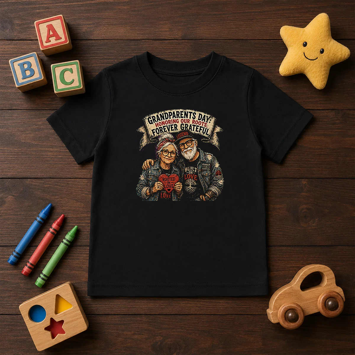 Premium Grandparents Day Gratitude Streetwear Shirt - Image 9