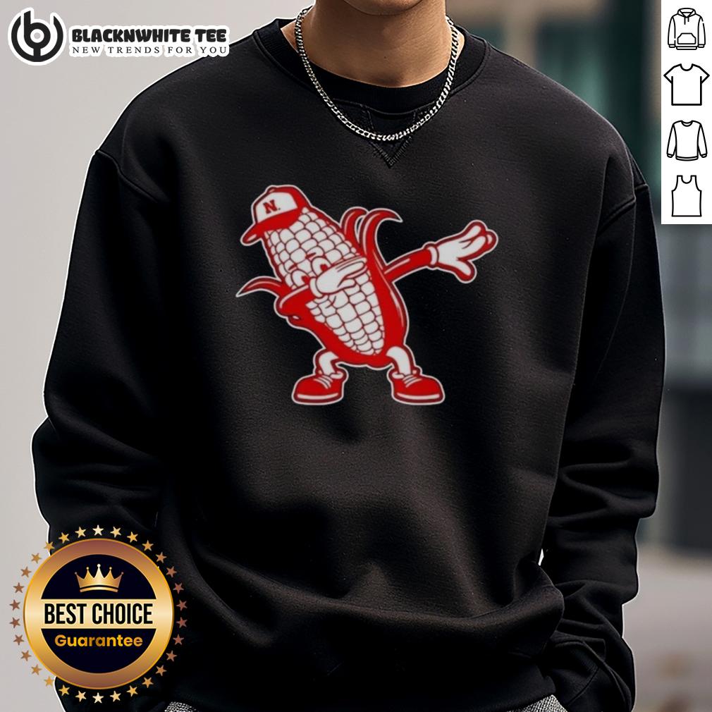Top Nebraska Cornhuskers Corn Dabbing T-Shirt - Image 5