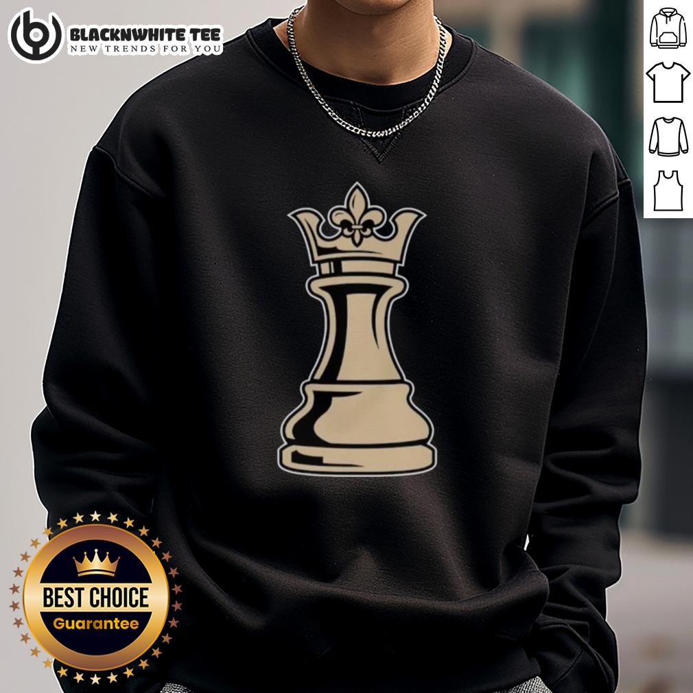 Top New Orleans Saints The Queen Can Make Any Move T-Shirt - Image 5