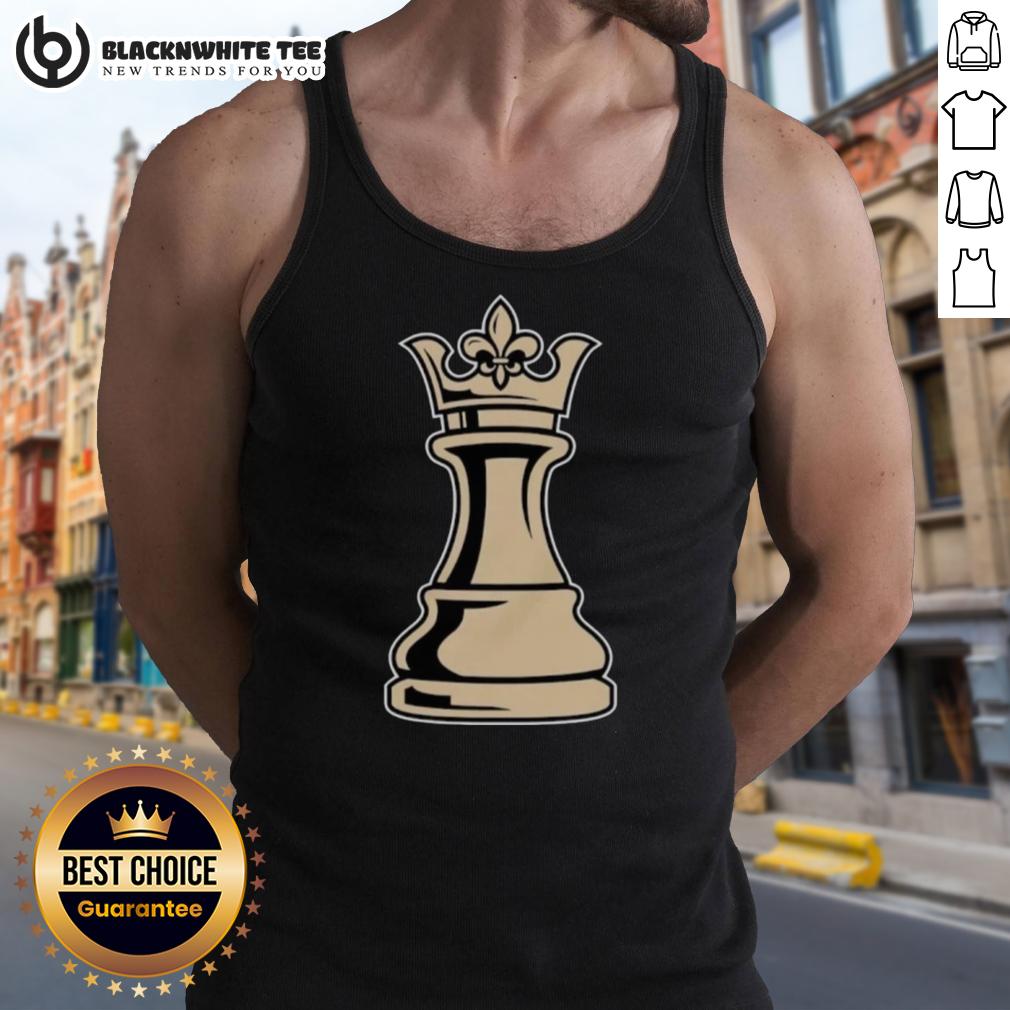 Top New Orleans Saints The Queen Can Make Any Move T-Shirt - Image 4