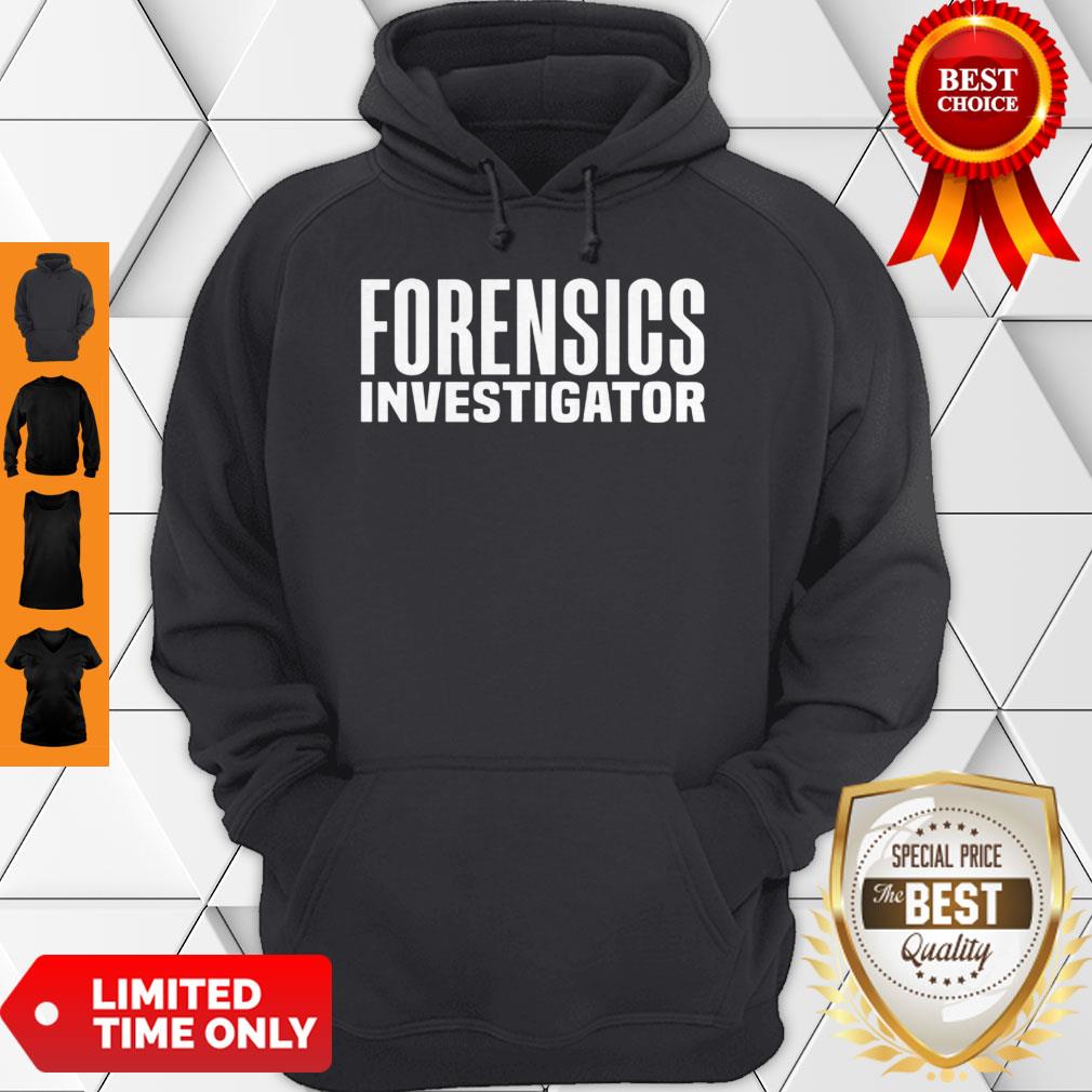 Awesome Forensics Crime Police Investigator Detective Policemen Duty Shirt - Image 3