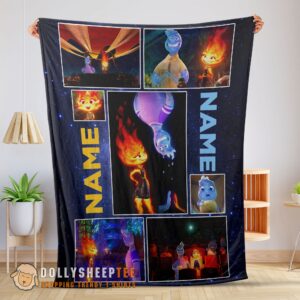 Perfect Disney Cartoon Elemental Blanket Fleece Customized Blanket