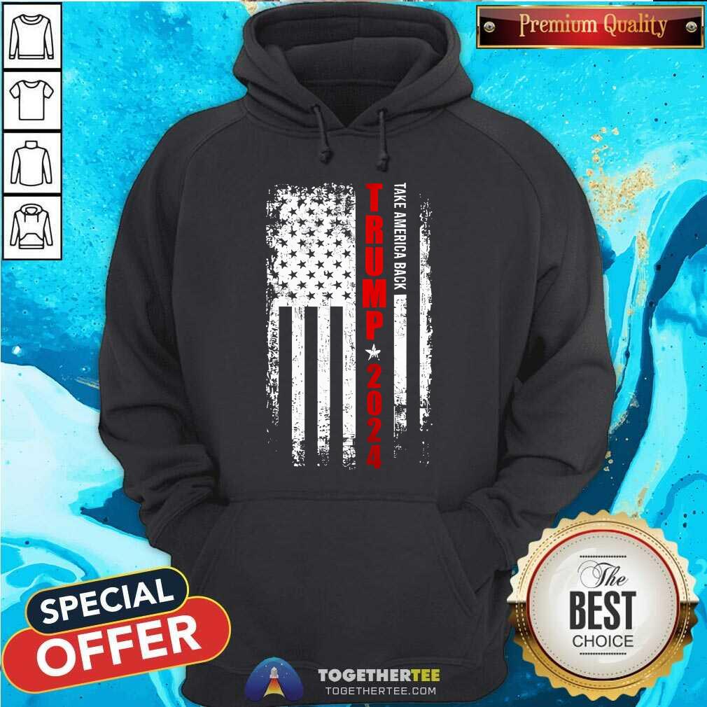 Awesome Political Trump 2024 American Flag T-Shirt - Image 5