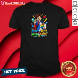 Nice Back To School Motivational Shine Graphic Shirt