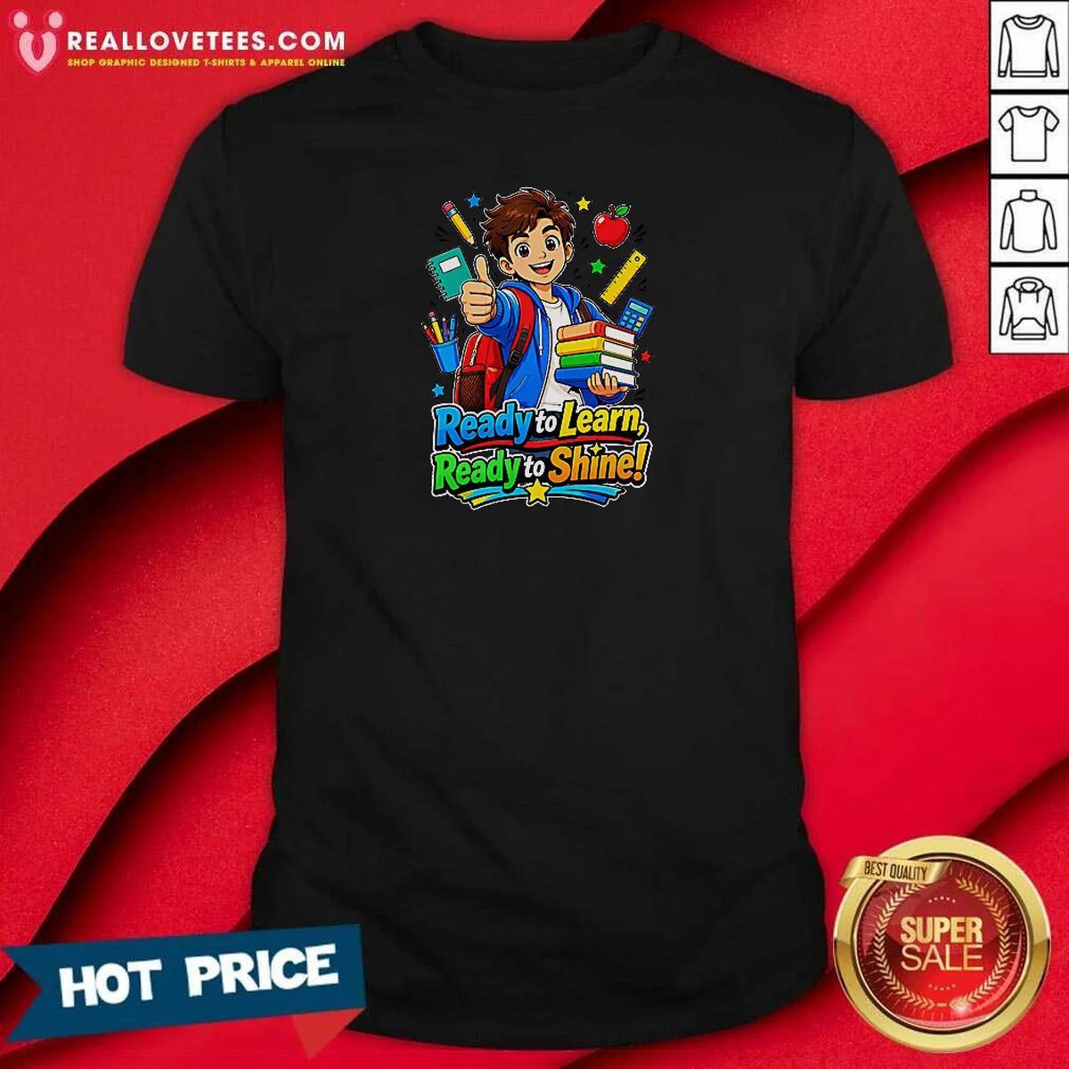 Nice Back To School Motivational Shine Graphic Shirt