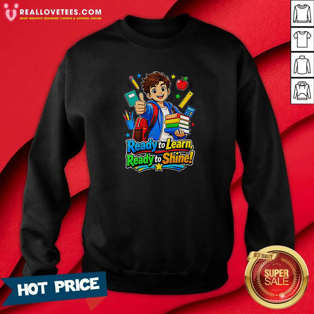 Nice Back To School Motivational Shine Graphic Shirt - Image 4