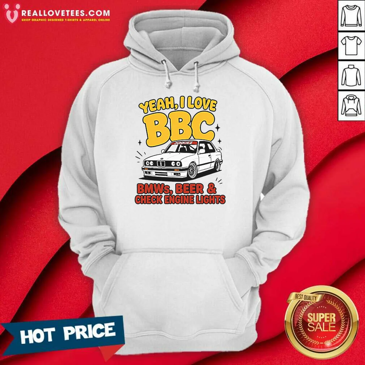 Original Yeah I Love BBC Bmws Beer And Check Engine Lights Shirt - Image 5