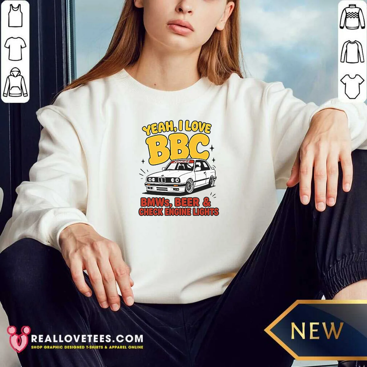 Original Yeah I Love BBC Bmws Beer And Check Engine Lights Shirt - Image 4