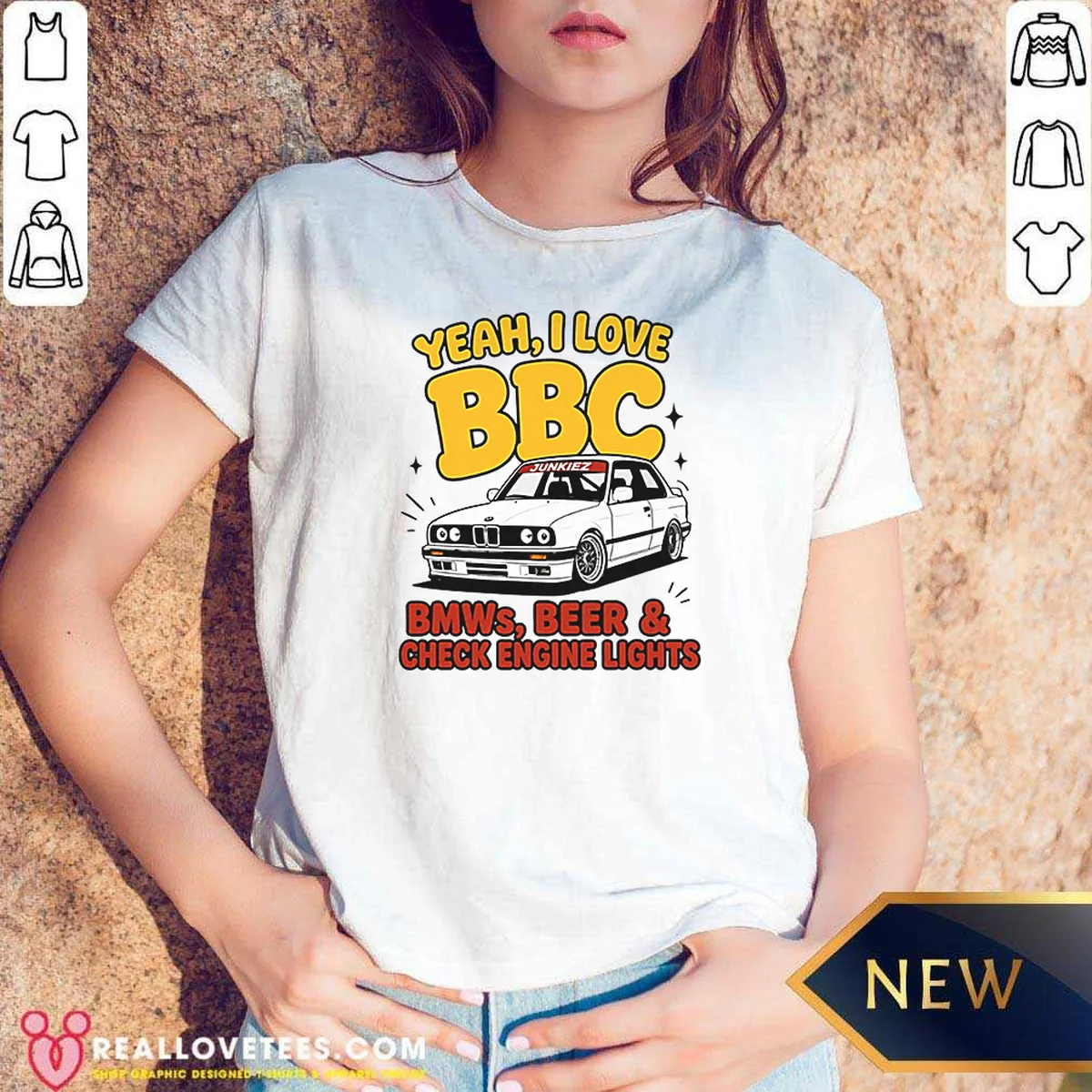 Original Yeah I Love BBC Bmws Beer And Check Engine Lights Shirt - Image 2