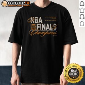 Good NBA Finals Champions New York Knicks Script Logo Shirt