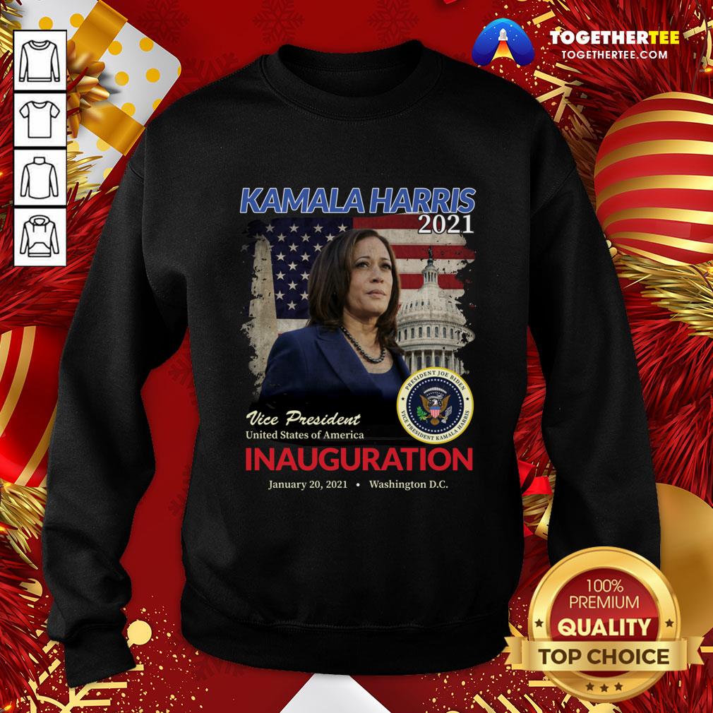 Great 2021 Inauguration Day Kamala Harris Commemorative Souvenir Shirt - Image 4