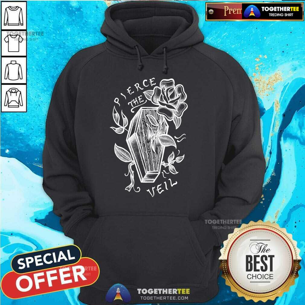 Pretty Pierce The Veil Coffin & Roses Boyfriend T-Shirt - Image 2