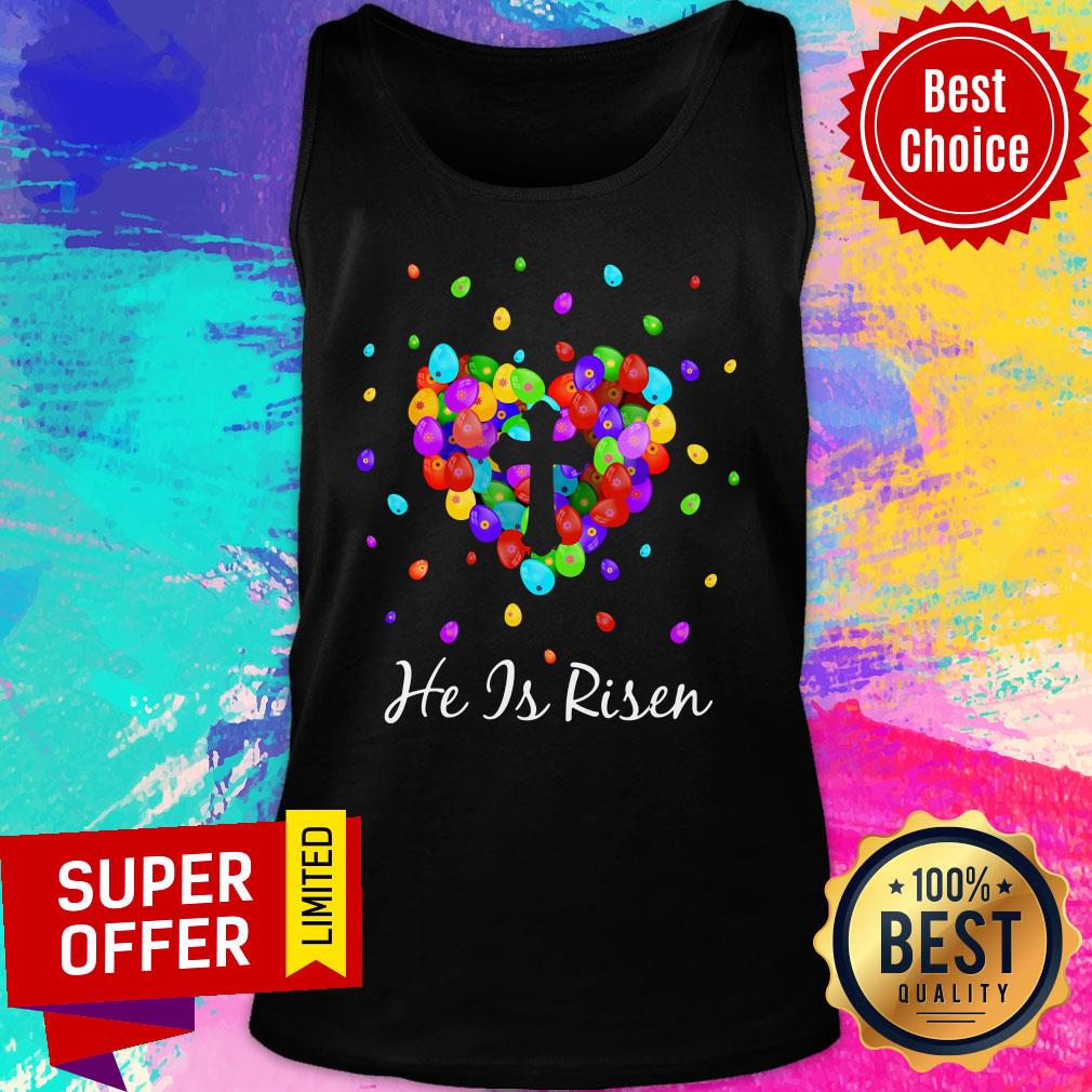 He Is Risen Easter's Day Bubble Shirt - Image 4
