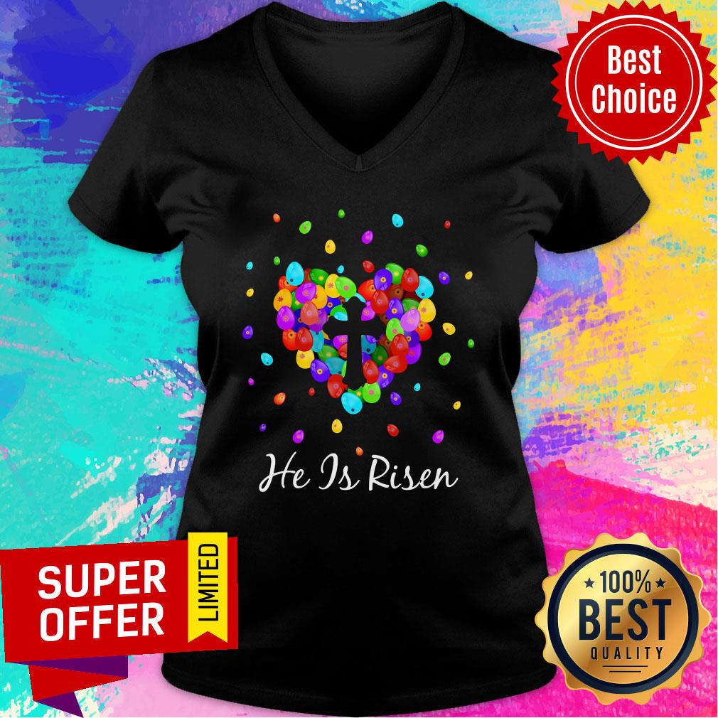 He Is Risen Easter's Day Bubble Shirt - Image 3