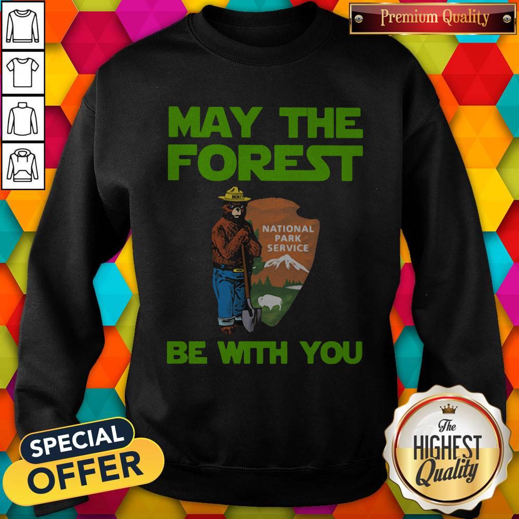 Farmer Bear May The Forest Be With You Shirt - Image 3
